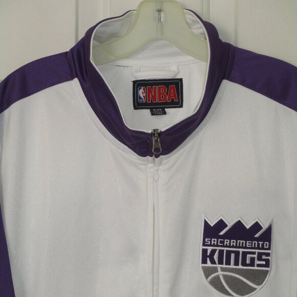 NBA Mens L/S Sacramento Kings Basketball Full Zip Jacket NWOT - Size XL - Picture 2 of 3